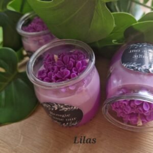Bougie au lilas